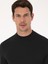 Erkek Siyah Slim Fit Yün Karışımlı Çeyrek Balıkçı Yaka Basic Triko Kazak 50318891-VR046 9