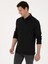 Erkek Siyah Regular Fit %100 Pamuk 3 İplik Polo Yaka Sweatshirt 50318960-VR046 10
