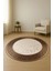 Yuvarlak Dijital Baskı Çerçeveli Modern Desenli Kaymaz Tabanlı Halı H0308 2