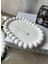 Bubble Oval Taş Tozu Dekoratif Tabak 1