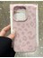 iPhone 16 Pro Uyumlu Pembe Leopar Desenli Ince Yumuşak Silikon Kılıf 4