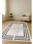 Modern Desenli Dijital Baskı Kaymaz Taban Halı H1045 2