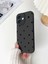 Iphone 17 Uyumlu Kılıf Mat Siyah Kalp Desenli Darbelere Dayanıklı Yumuşak Kamera Korumalı Kapak 3