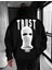 Trust Sırt ve Göğüs Baskılı Geniş Kesim 3 Iplik Sweatshirt 1