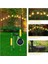 4'lü Paket 10 LED Güneş Ateşböceği Işıkları, Bahçe, Veranda, Avlu Için Su Geçirmez Güneş Enerjisi Dış Mekan Işıkları - Bütün Gece Aydınlatır (Sıcak Beyaz) 4