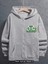 Tebıepaı Rahat Kesim Tam Fermuarlı Cepli Grafik Desenli 3 Iplik Sweatshirt 1