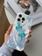 iPhone 14 Pro Max Uyumlu Deniz Anası Desenli Tüylü Hologramlı Silikon Kılıf 2