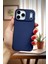 Apple iPhone 17 Pro Max Uyumlu Lacivert Lansman Silikon Kılıf Darbe Emici Yumuşak Koruyucu Kapak 4