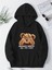 Women's Cute Bear & Letter Print Hoodie 1