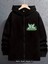 Tebıepaı Rahat Kesim Tam Fermuarlı Cepli Grafik Desenli 3 Iplik Sweatshirt 1