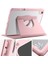 Ipad 11 Inç A16 (11.nesil) 2025 ile Uyumlu Kalem Bölmeli 360 Dönebilen Kapaklı Kılıf A3355, Pembe 2
