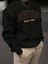 Bisiklet Yaka Boston Baskılı Sweatshirt Mevsimlik Sonbahar Kış Için Uygundur 1