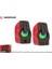 Rms-G7 Falsetto 2.0 6 Watt Rgb Ledli Kırmızı Multimedia Gaming USB Speaker, Oyuncu Hoparlör 2