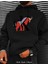 Erkek Rahat Polyester Kapüşonlu Sweatshirt, Boğa Baskılı, Örme Kumaş, Uzun Kollu , Ilkbahar Sonbahar 1