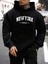 Kapüşonlu Newyork Baskılı Sweatshirt Mevsimlik Sonbahar Kış Için Uygundur 1
