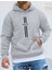 Peace Baskılı Kapüşonlu Sweatshirt, Erkekler Için Rahat Kapüşonlu Sweatshirt 1