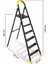 Zigana Hardy Özel Tasarım Hafif Merdiven, Kaymaz,özel Üçgen BASAMAKLAR,125 kg Taşıma Kapasitesi, (5+1) 3