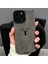 iPhone 15 Pro Uyumlu Geyik Desenli Premium Süet Dokulu Kamera Korumalı Kılıf 1
