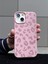 iPhone 15 Plus / 14 Plus Uyumlu Pembe Leopar Desenli Ince Yumuşak Silikon Kılıf 2