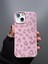 iPhone 15 Plus / 14 Plus Uyumlu Pembe Leopar Desenli Ince Yumuşak Silikon Kılıf 4
