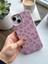 iPhone 15 Plus / 14 Plus Uyumlu Pembe Leopar Desenli Ince Yumuşak Silikon Kılıf 5