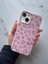 iPhone 15 Plus / 14 Plus Uyumlu Pembe Leopar Desenli Ince Yumuşak Silikon Kılıf 6