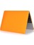 Macbook Air M2-M3 Kılıf 13.6 Inç Mat Kılıf (Touchıd'li Air M2-M3) A2681 A3113 ile Uyumlu Turuncu 3
