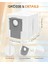Roborock Saros 10R/Q Revo/qrevo Maxv/qrevo Master/qrevo Slim/qrevo Pro/qrevo S/qrevo Curve/qrevo Curv Için 12 Adet Toz Torbası, Roborock Için Yedek Parça Elektrikli Süpürge Torbası 4