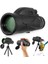 Teleskop, 80X100 Full Hd Yüksek Çözünürlük, 10 Km Görüş Mesafesi, 52 mm Objektif Lens, Gece Görüş Destekli, Tripod ve Telefon Tutuculu, Taşıma Çantalı Profesyonel Monoküler Dürbün 1