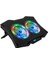 Ad-Rc9 Tornado Siyah 115-115 -15MM (2 Adet) Fanlı 10''-18'' Rgb Işıklı Notebook Soğutucu Stand 1
