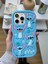 iPhone 14 Pro Max / 15 Pro Max Uyumlu Stitch Desenli Kabartmalı Sevimli Silikon Kılıf 4