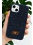 iPhone 14 Plus / 15 Plus Uyumlu – Elmas Tasarımlı, Lacivert Taşlı, Işıltılı Pırlanta Silikon Kılıf 3