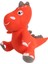 Dino Peluş Oyuncak Turuncu 25 cm 1