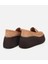 01AYH315720A340 KADIN Süet Deri Taba Dolgu Topuklu Günlük Loafer 4