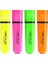 Marking Flat Higlighter Fosforlu Kalem 4'lü Blister, 4 Renk (Sarı, Turuncu, Pembe, Yeşil), Su Bazlı, Hızlı Kuruyan Mürekkep 2
