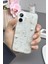 Apple iPhone 17 Uyumlu Inci Kalpli Fiyonk Şeffaf Kılıf Simli Darbeye Karşı Dayanıklı Kapak 5