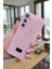 Samsung S24 Plus -S25 Plus Uyumlu Pembe Taşlı Işıltılı Yumuşak Silikon Kılıf Darbeye Dayanıklı Kapak 3