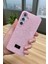 Samsung S24 Plus -S25 Plus Uyumlu Pembe Taşlı Işıltılı Yumuşak Silikon Kılıf Darbeye Dayanıklı Kapak 4