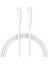 PD25TK Type-C To Type-C Pd 25W Hızlı Data/şarj Kablosu 1 Metre Beyaz 1