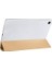 Samsung Tablet ile Uyumlu Tablet Kılıfı Smart Cover Uyku Modlu Standlı Arkası Sert Şeffaf Kapak (Gold, Galaxy Tab A9 Plus X210) 2