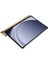 Samsung Tablet ile Uyumlu Tablet Kılıfı Smart Cover Uyku Modlu Standlı Arkası Sert Şeffaf Kapak (Gold, Galaxy Tab A9 Plus X210) 4