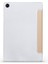 Samsung Tablet ile Uyumlu Tablet Kılıfı Smart Cover Uyku Modlu Standlı Arkası Sert Şeffaf Kapak (Gold, Galaxy Tab A9 Plus X210) 5