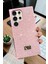 Samsung S24 Ultra Uyumlu – Elmas Tasarımlı, Pembe Taşlı, Işıltılı Pırlanta Silikon Kılıf 2