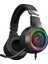 RM-K56 Specter Siyah USB 7.1 Rainbow Ledli Gaming Mikrofonlu Oyuncu Kulaklığı 1