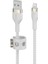 Boostcharge Pro Flex Örgülü USB Tip A - Yıldırım Kablosu (1m/3,3ft), Mfi Sertifikalı Şarj Kablosu - Beyaz 2