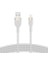 Boostcharge Pro Flex Örgülü USB Tip A - Yıldırım Kablosu (1m/3,3ft), Mfi Sertifikalı Şarj Kablosu - Beyaz 3