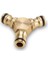 Pirinç Üç Yönlü Bağlantı Konnektör 1