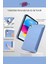 Air 11 Ile Uyumlu 2025 M3 Kalem Bölmeli Standlı Tri Folding Fuchsia Tablet Kılıfı Lacivert 2