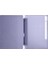 Galaxy Tab S9 Fe PLUS/S10 Plus ile Uyumlu Kılıf Kalem Bölmeli Trifolding Case X610 X616 X820 X826 X828 Lavendery Gray 3