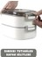 Bento 1000ML Lunchbox Çift Katlı 3 Bölmeli Çelik Sefer Tası Yemek Kutusu (Lacivert) 4